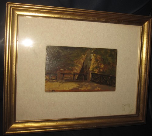 1893 olio tavoletta - tavoletta,