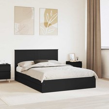 Letto con Contenitore con testiera Legno multistrato moderno Funzionale vidaXL