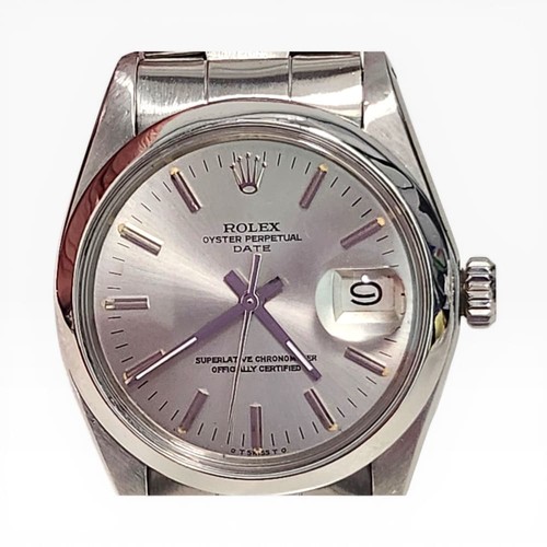 Rolex data 34mm acciaio oyster - rolex,