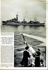 Vecchia stampa d'epoca 1952