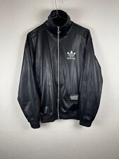 Adidas Chile 62 Felpa Lucida  Nero Argento Taglia XS Uomo Wey Look Jacket