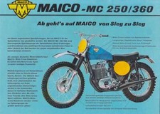 depliant, brochure MOTO MAICO