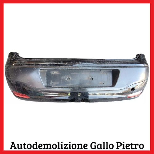 Paraurti posteriore nero per