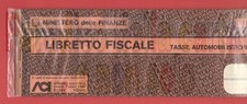 LIBRETTO FISCALE, TASSE AUTOMOBILISTICHE, AUTORADIO TV (CONFEZIONE SIGILLATA)