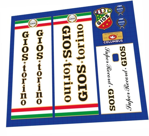 Kit decalcomanie telaio gios - telaio,