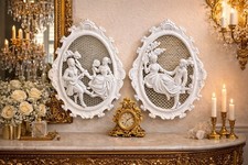 Coppia coloniale targhe arte