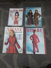 Lotto riviste Vintage Moda bimbi bambini anni 70