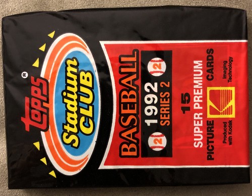 1992 topps stadium club - topps, pack