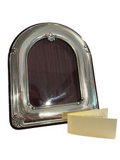 cornice portafoto specchio lastra di argento 925 Sovrani argenti made in Italy