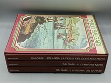 Cofanetto Edizione annotata Mondadori Salgari IL CICLO DEI CORSARI 1/3 1970