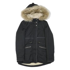 Giacca parka donna ZARA nero e