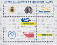 2022 Italia Repubblica  Foglietto 160 esimo Poste Italiane nuovo