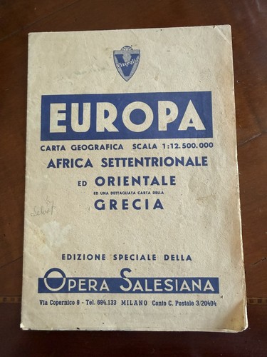 Carta geografica 1941 - carta,