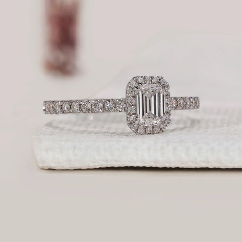 Anello fidanzamento oro - di,
