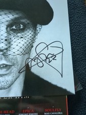 Him Ville Valo Signed Photo Outburn Magazine Metal Hammer