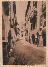 1946? CEVA Via Marenco facciata Duomo Cuneo Cartolina animata