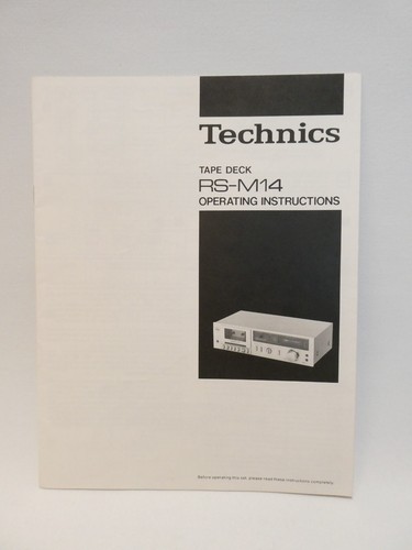 Technics m14 cassette tape - rs-m14,