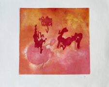 Roberto Sebastian Matta incisione originale firmata a mano numerata a matita