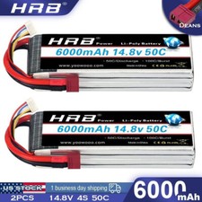 2pcs HRB 14.8V 4S 6000mAh