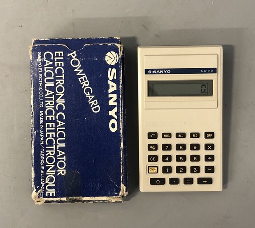 Sanyo 110 calcolatrice - sanyo, cx-110