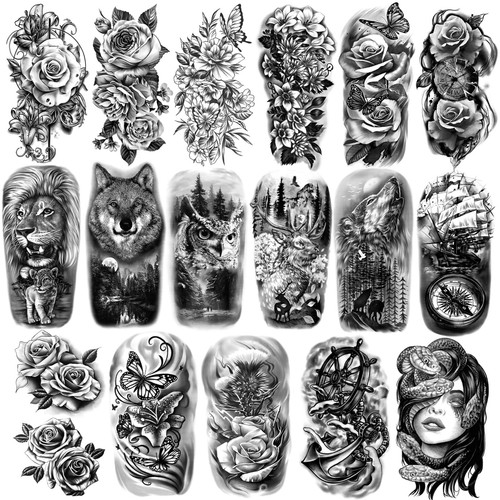 Tatuaggi temporanei fogli - temporanei, 77