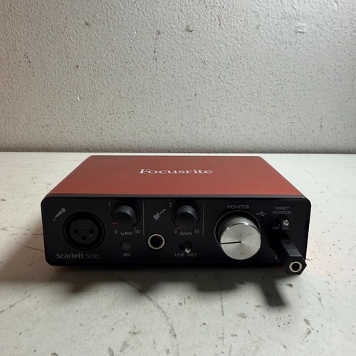Focusrite scarlett solo nero - focusrite,