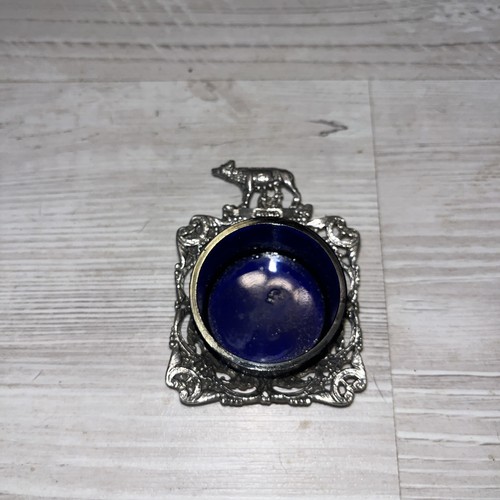 Saliera argento vintage lupa - argento,