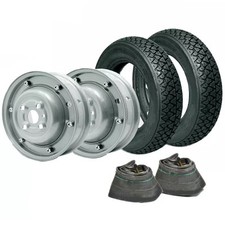 KIT 2 CERCHI CHIUSO 4 FORI MODIFICA PIAGGIO VESPA 50 R L N 2.75.9 > 3.00.10 COPE