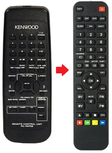 Telecomando ricambio per - telecomando, di