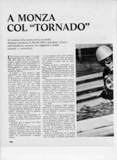 advertising Pubblicità MOTO BENELLI TORNADO 650 1971-MONZA MAXIMOTO MOTOITALIANE