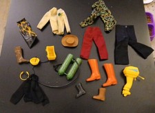 Lotto vestiti, accessori x Big Jim, Gi joe ecc