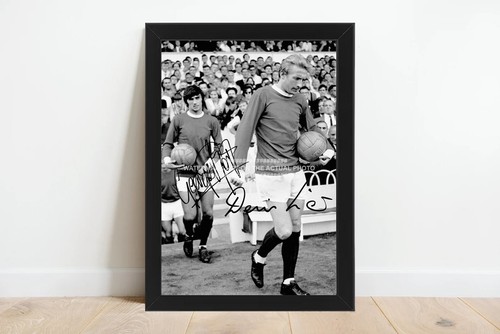Denis law george foto - george, firmata
