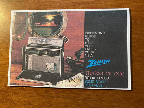 Zenith transoceanic d7000 - transoceanic,