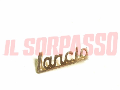Scritta lancia dorata vano - scritta, "