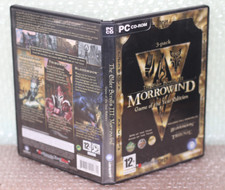 The Elder Scrolls III: Morrowind GOTY Edition PC DVD only 3 Discs EXPANSION PACK