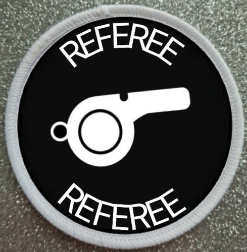 Inch referee iron sew on - /,