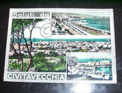 Cartolina civitavecchia - cartolina,