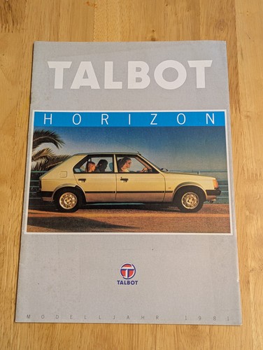 Brochure talbot horizon 1980 - talbot,