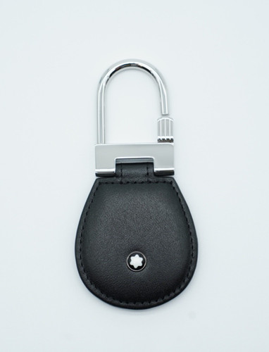 Montblanc leather key ring - leather,