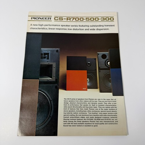 Brochure altoparlante