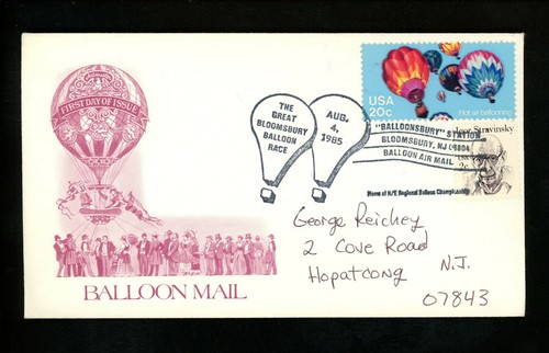 Postal history ballooning - us,