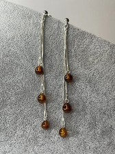 Orecchini pendenti AMBRA