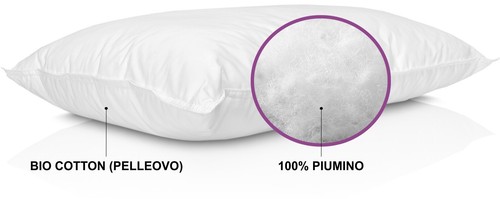 Cuscino 100 piumino oca - piumino, d'oca