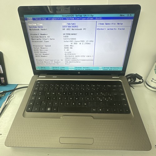 G62 vendo senza - hp,