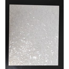 Plaque Pickguard Blank White