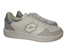Scarpe Sneakers Lotto Venus 1 Amf Donna in Pelle e Nylon Bianco/grigio