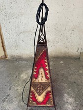 Lampada etnica da terra in pelle di cammello