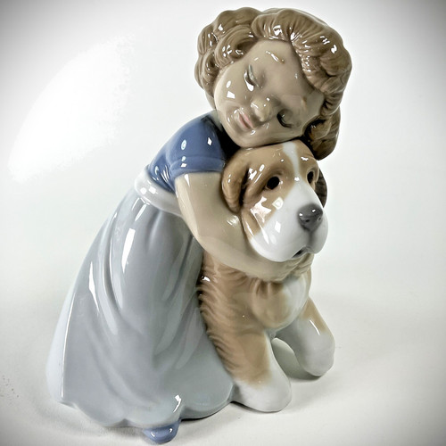 Statuina porcellana lladro nao - porcellana,