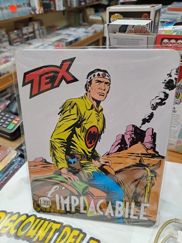 Tex targa metallo - in,