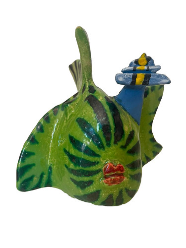 Scultura paolo anselmo pesce - paolo,